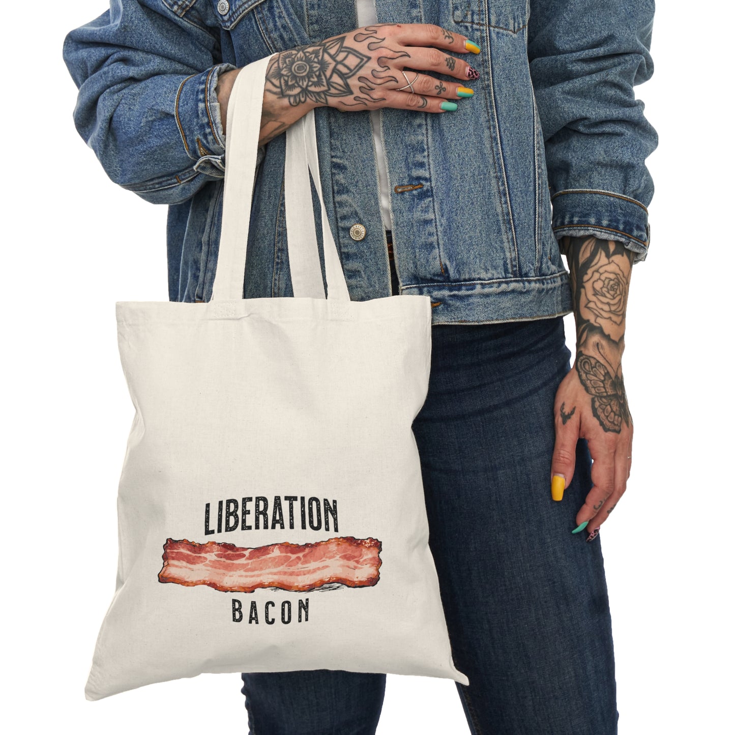 Eat Bacon & Save Society - Liberation Bacon Natural Tote