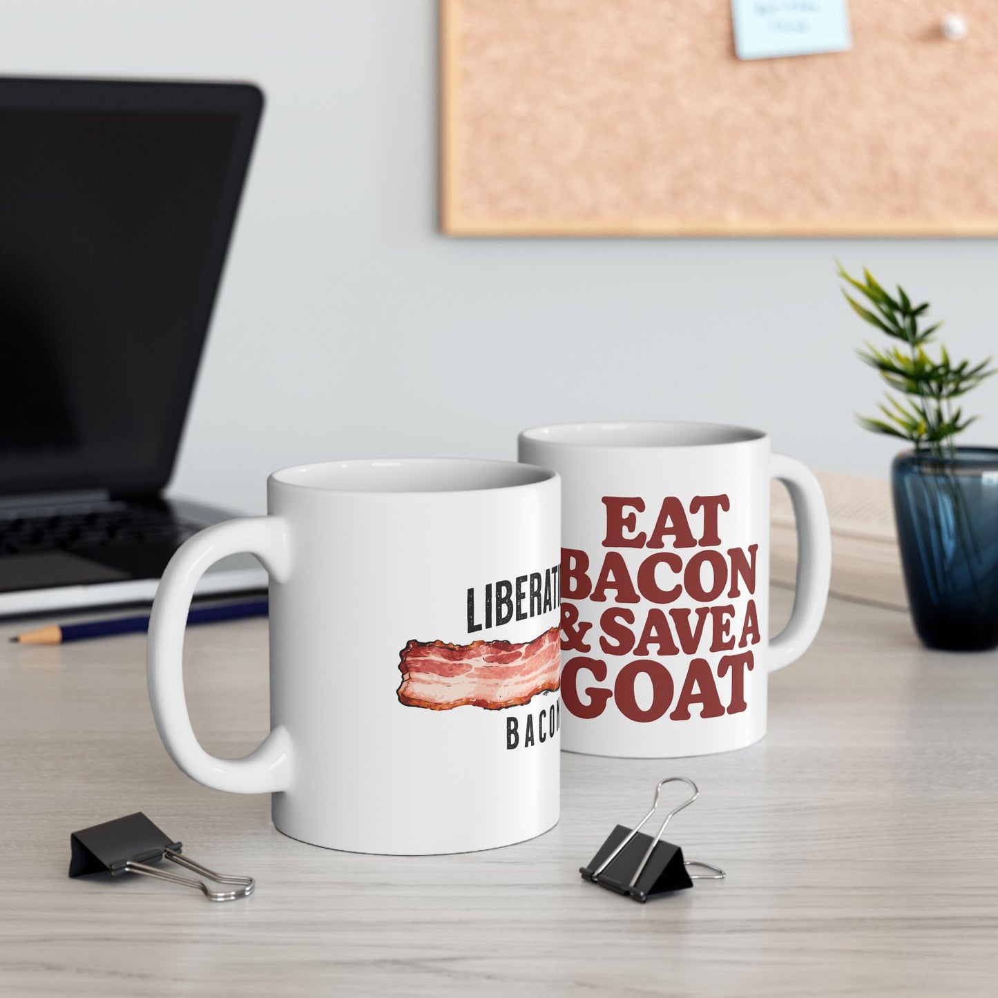 Liberation Bacon Ceramic Mug – Freedom Tastes Better with Coffee1