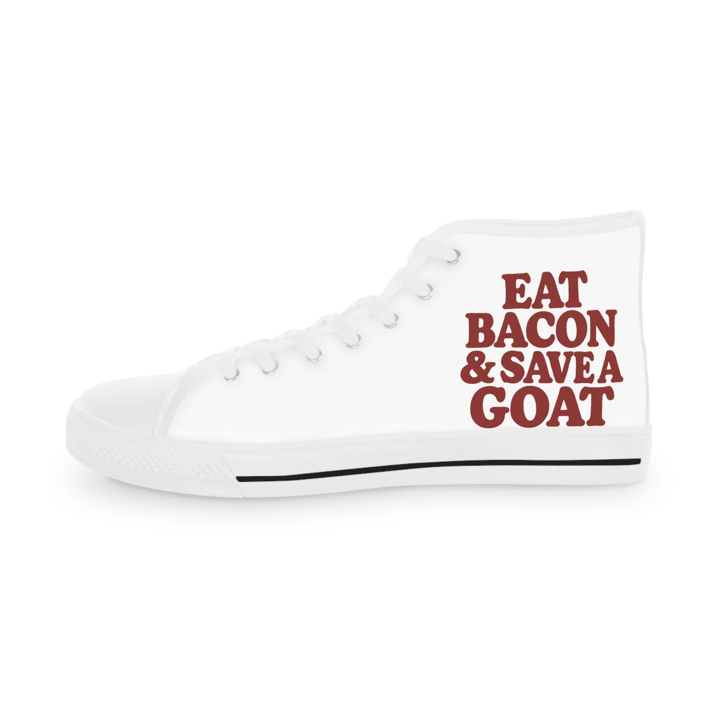 Bacon of Liberty High Top Sneakers – Rise, Stand, and Stride Free