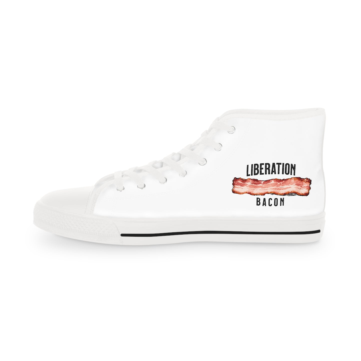Bacon of Liberty High Top Sneakers – Rise, Stand, and Stride Free