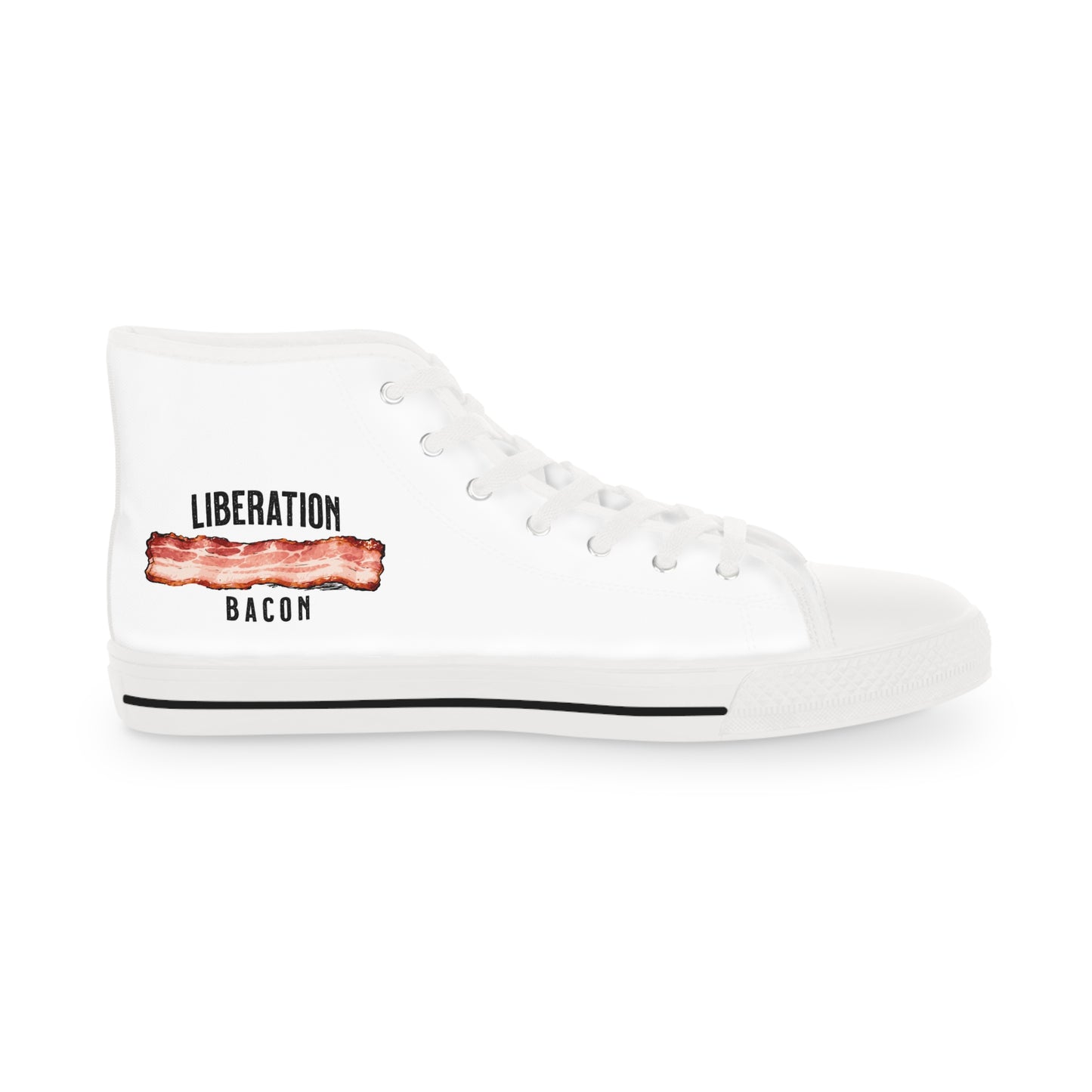 Bacon of Liberty High Top Sneakers – Rise, Stand, and Stride Free