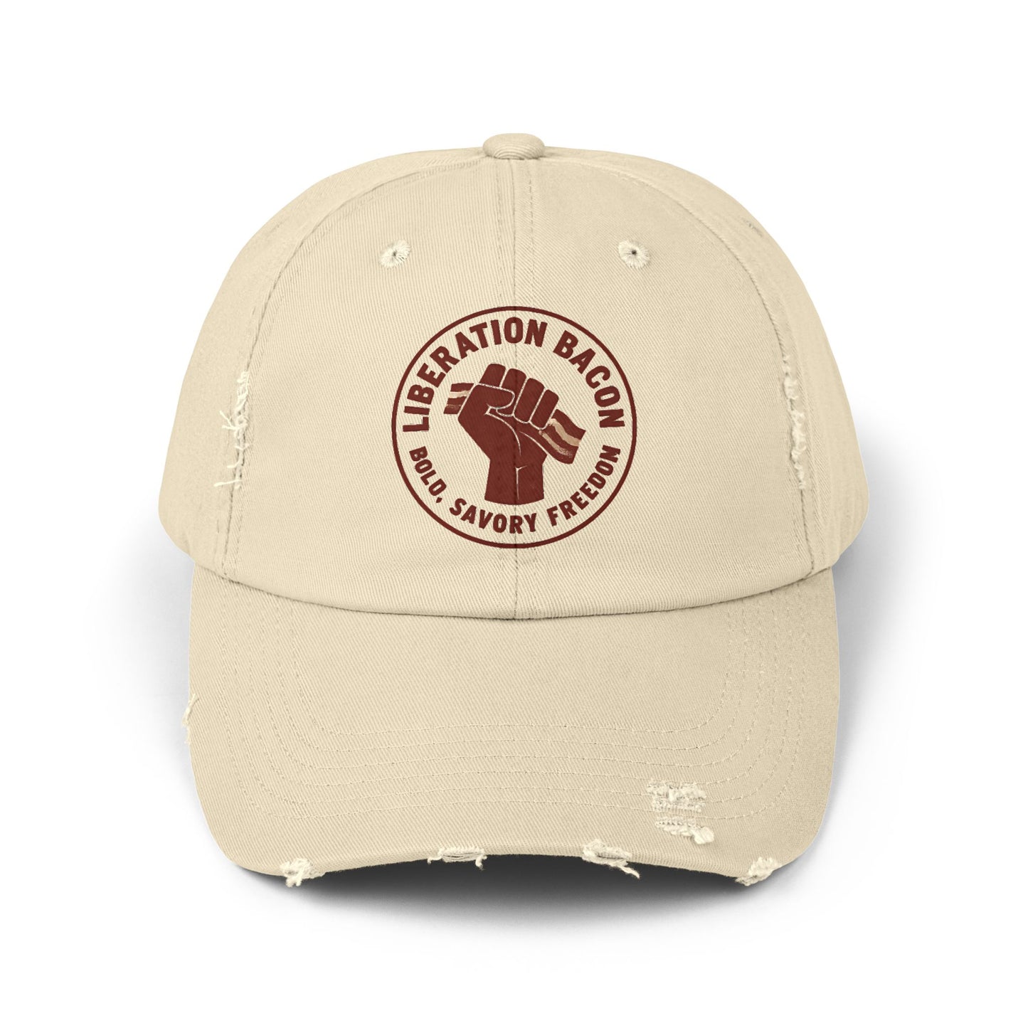 Liberation Bacon Distressed Cap – Freedom Never Looked This Good