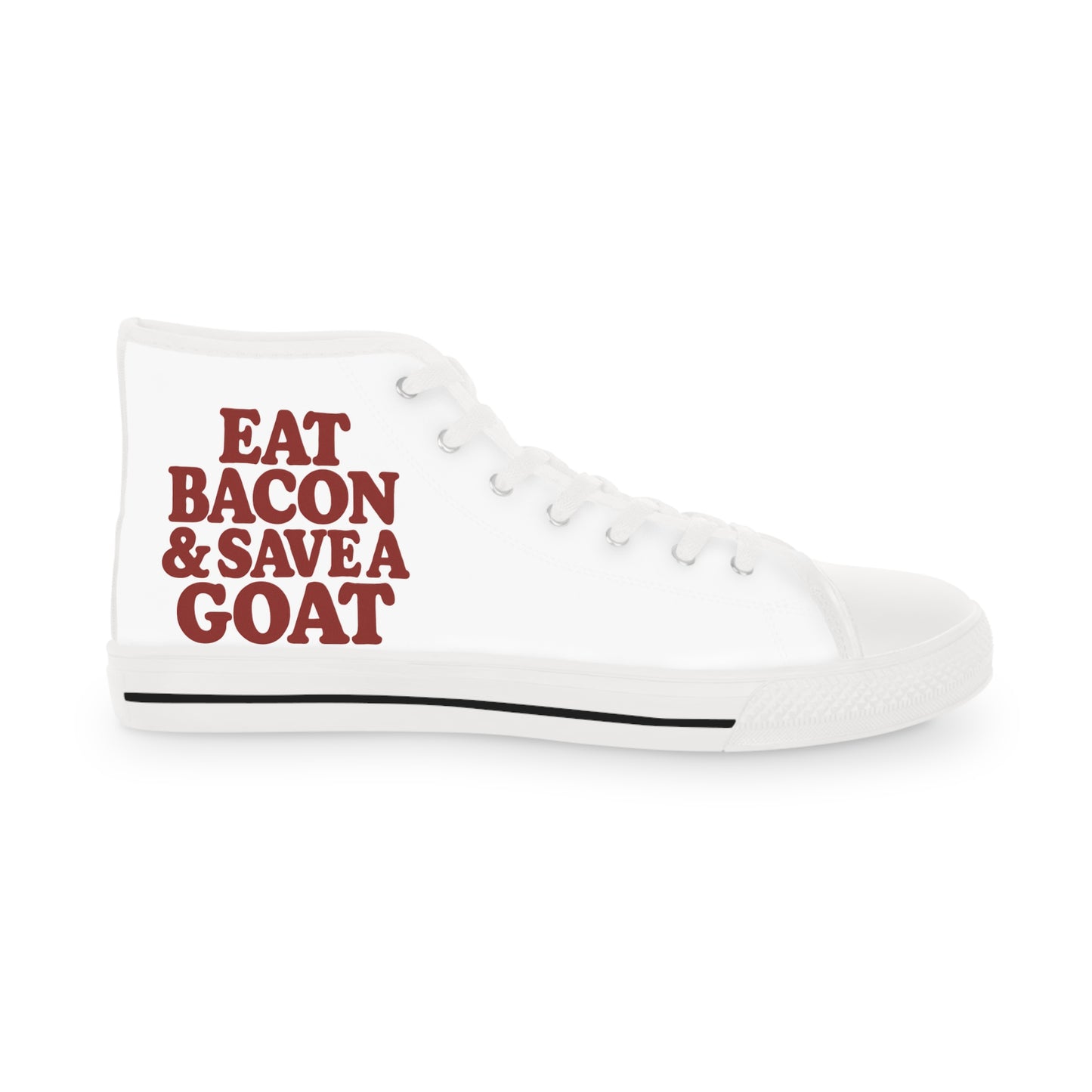 Bacon of Liberty High Top Sneakers – Rise, Stand, and Stride Free