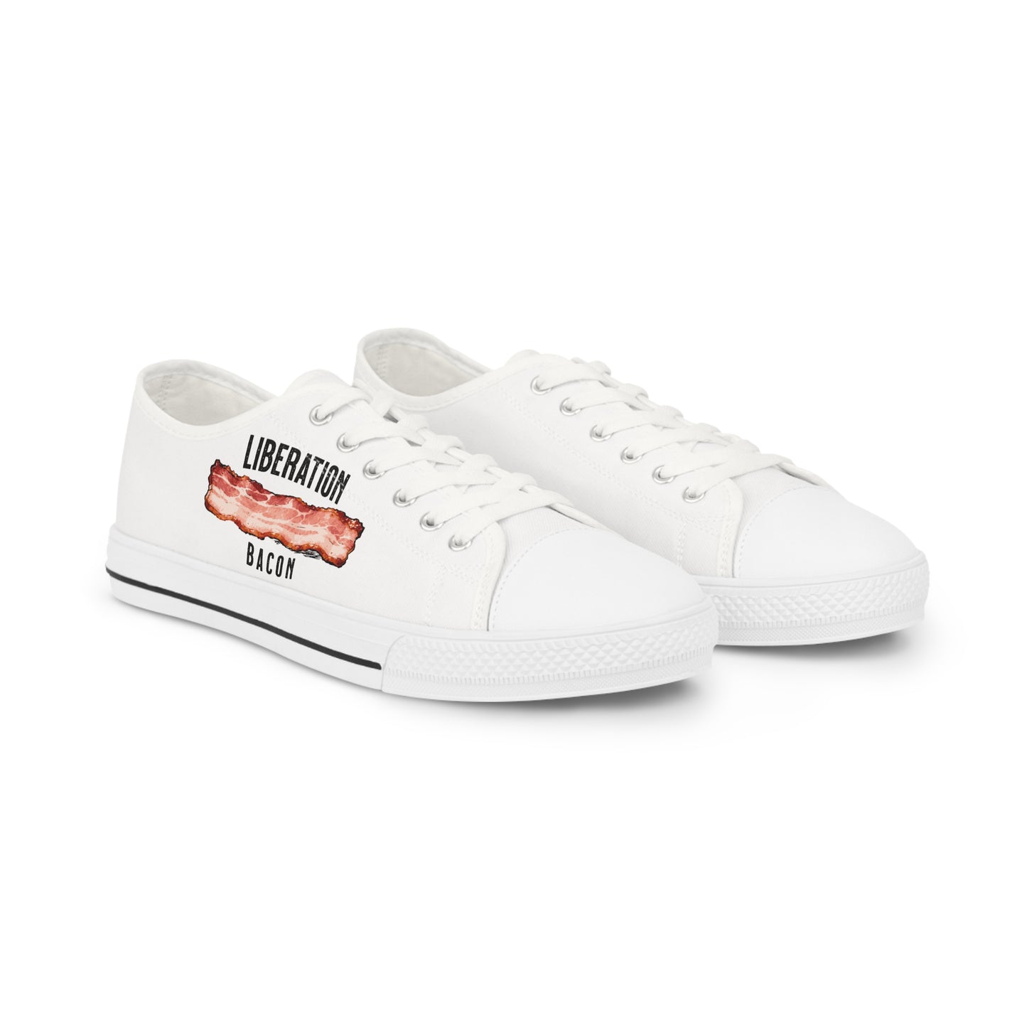 Liberation Bacon Low Top Sneakers – Walk the Line of Freedom